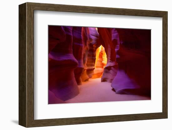 Arizona Antelope Canyon on Navajo Land Near Page USA-holbox-Framed Premium Photographic Print