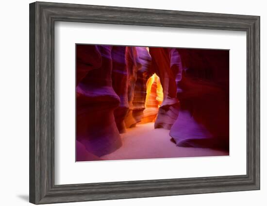 Arizona Antelope Canyon on Navajo Land Near Page USA-holbox-Framed Photographic Print