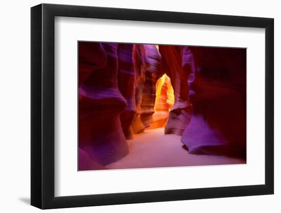 Arizona Antelope Canyon on Navajo Land Near Page USA-holbox-Framed Photographic Print