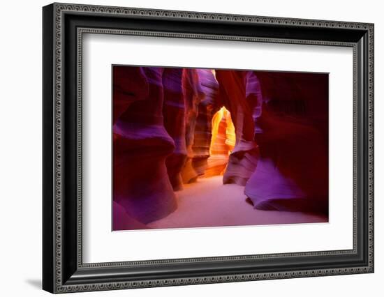 Arizona Antelope Canyon on Navajo Land Near Page USA-holbox-Framed Photographic Print