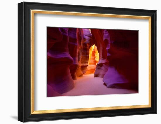 Arizona Antelope Canyon on Navajo Land Near Page USA-holbox-Framed Photographic Print