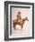 Arizona Cow-Boy on Horseback, Pastel Drawing by Frederic Remington, Ca, 1900-null-Framed Art Print