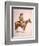 Arizona Cow-Boy on Horseback, Pastel Drawing by Frederic Remington, Ca, 1900-null-Framed Art Print