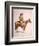 Arizona Cow-Boy on Horseback, Pastel Drawing by Frederic Remington, Ca, 1900-null-Framed Art Print