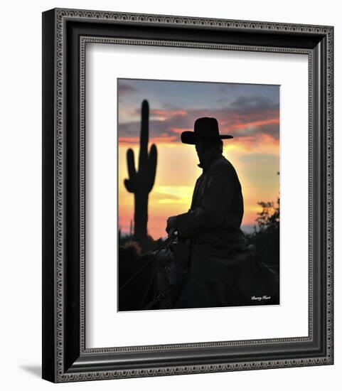 Arizona Cowboy-Barry Hart-Framed Art Print