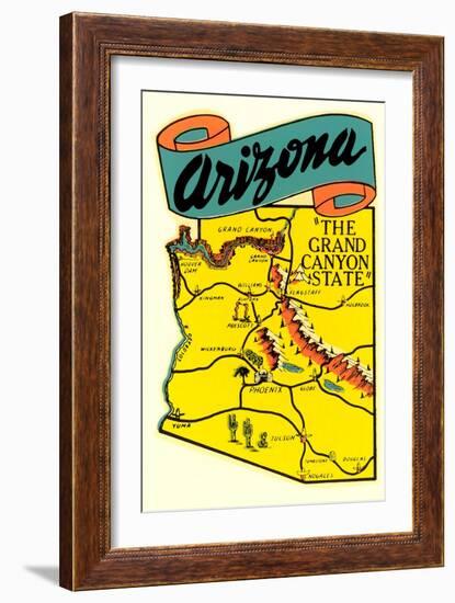 Arizona Decal-null-Framed Art Print