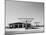 Arizona Deserted Gas Station Architecture Landscape, Two Guns Ghost Town in Black and White 3-Kevin Lange-Mounted Photographic Print