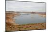 Arizona, Glen Canyon Nra with the Lake Powell Resort and Marina-Kevin Oke-Mounted Photographic Print