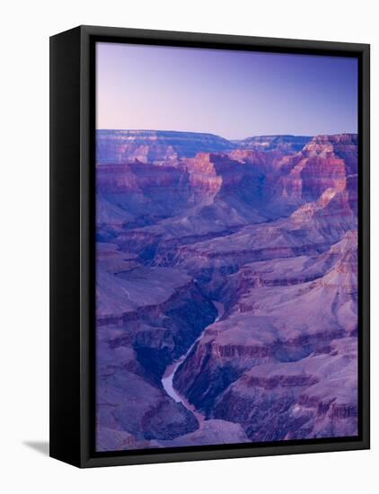 Arizona, Grand Canyon, from Pima Point, USA-Alan Copson-Framed Premier Image Canvas