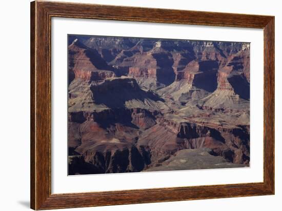 Arizona, Grand Canyon National Park, Grand Canyon Seen from South Rim Trail-David Wall-Framed Photographic Print