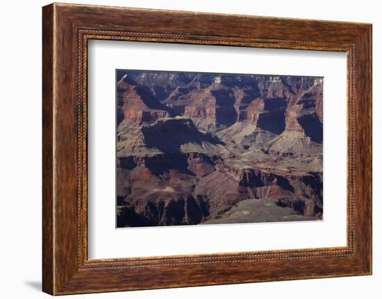 Arizona, Grand Canyon National Park, Grand Canyon Seen from South Rim Trail-David Wall-Framed Photographic Print