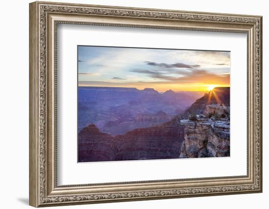 Arizona, Grand Canyon National Park, South Rim, Mather Point, Sunrise-Jamie & Judy Wild-Framed Photographic Print