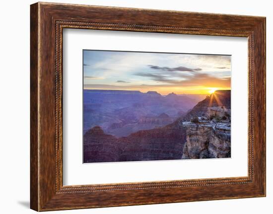 Arizona, Grand Canyon National Park, South Rim, Mather Point, Sunrise-Jamie & Judy Wild-Framed Photographic Print