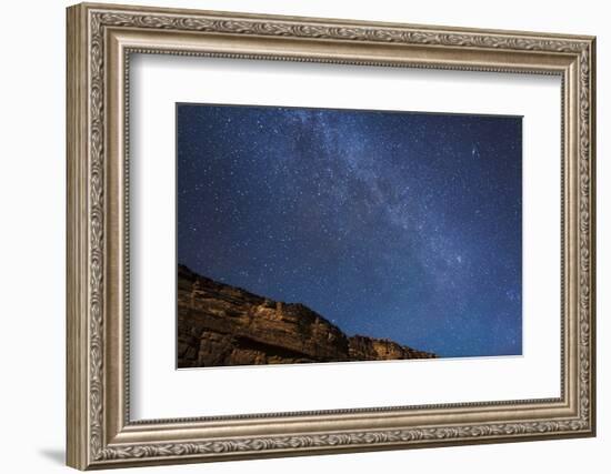 Arizona, Grand Canyon NP. The Milky Way Above Rim of Marble Canyon-Don Grall-Framed Photographic Print