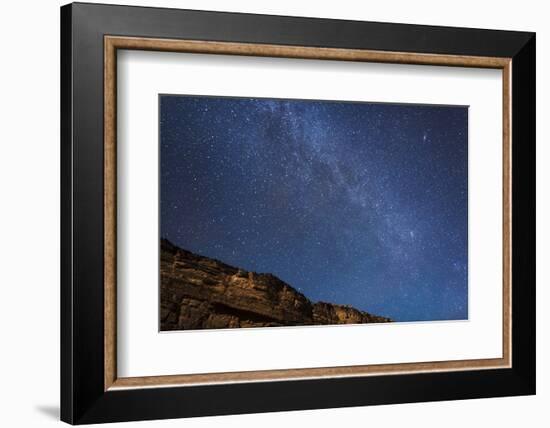 Arizona, Grand Canyon NP. The Milky Way Above Rim of Marble Canyon-Don Grall-Framed Photographic Print