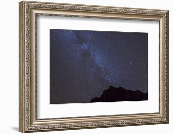 Arizona, Grand Canyon NP. The Milky Way over the Rim of Grand Canyon-Don Grall-Framed Photographic Print