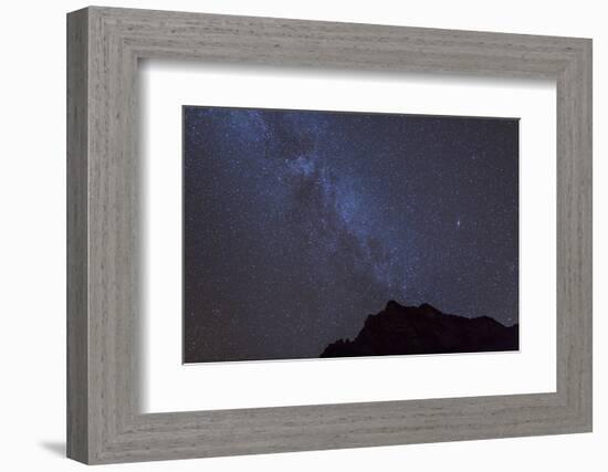 Arizona, Grand Canyon NP. The Milky Way over the Rim of Grand Canyon-Don Grall-Framed Photographic Print