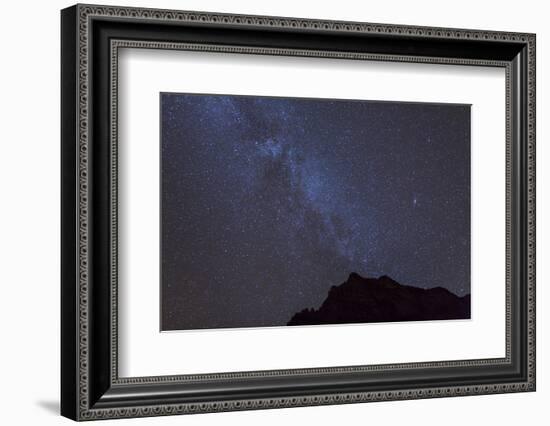 Arizona, Grand Canyon NP. The Milky Way over the Rim of Grand Canyon-Don Grall-Framed Photographic Print