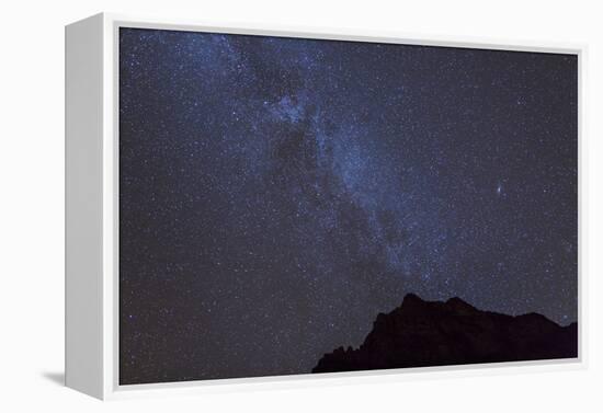 Arizona, Grand Canyon NP. The Milky Way over the Rim of Grand Canyon-Don Grall-Framed Premier Image Canvas