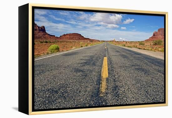 Arizona Highway-duallogic-Framed Premier Image Canvas