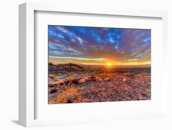 Arizona, Lake Havasu City. Sunset on Desert-Jaynes Gallery-Framed Photographic Print