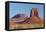 Arizona, Monument Valley, East Mitten Butte and Saddleback Mesa-Jamie & Judy Wild-Framed Premier Image Canvas