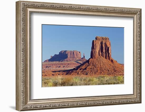 Arizona, Monument Valley, East Mitten Butte and Saddleback Mesa-Jamie & Judy Wild-Framed Photographic Print