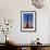 Arizona Moon & Cactus-Donald Paulson-Framed Giclee Print displayed on a wall