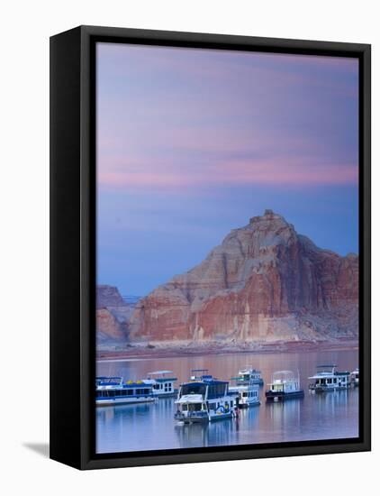 Arizona, Nr Page, Wahweap, Lake Powell, USA-Alan Copson-Framed Premier Image Canvas