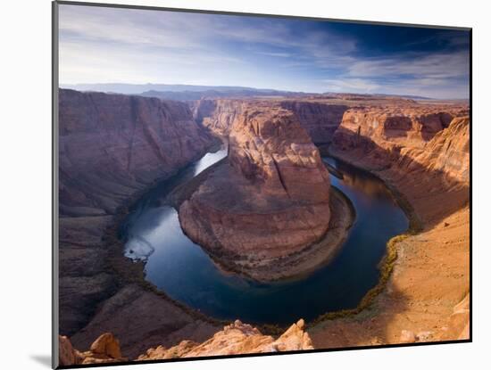 Arizona, Page, Horseshoe Bend Canyon and Colorado River, USA-Alan Copson-Mounted Photographic Print