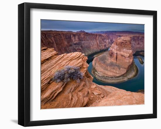 Arizona, Page, Horseshoe Bend Canyon, USA-Alan Copson-Framed Photographic Print