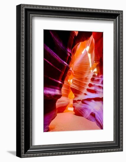 Arizona, Page, Upper Antelope Slot Canyon. Canyon Scenic-Jaynes Gallery-Framed Photographic Print