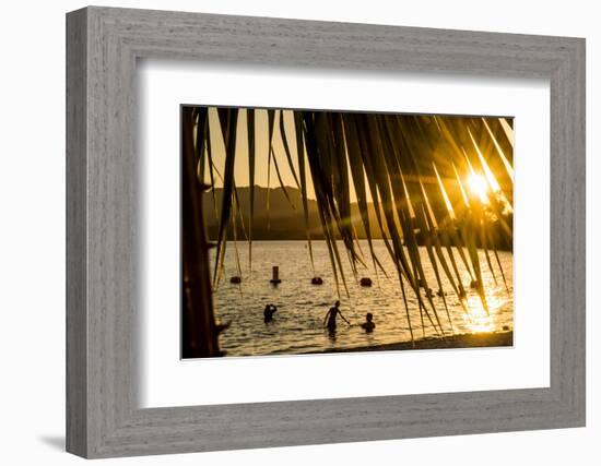 Arizona, Rte 66 Expedition, Cattail Cove State Park on Lake Havasu at Sunset-Alison Jones-Framed Photographic Print