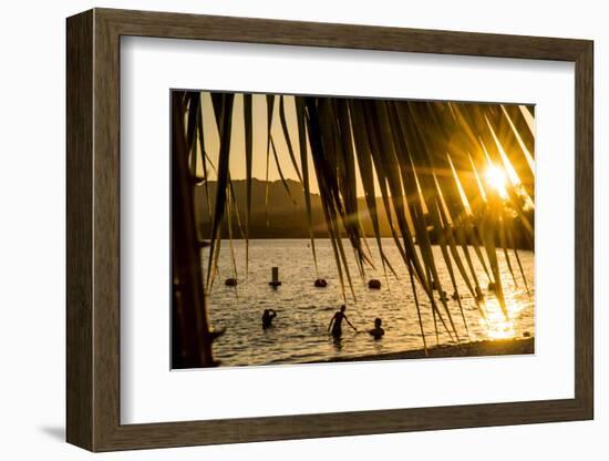 Arizona, Rte 66 Expedition, Cattail Cove State Park on Lake Havasu at Sunset-Alison Jones-Framed Photographic Print