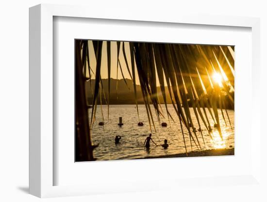 Arizona, Rte 66 Expedition, Cattail Cove State Park on Lake Havasu at Sunset-Alison Jones-Framed Photographic Print