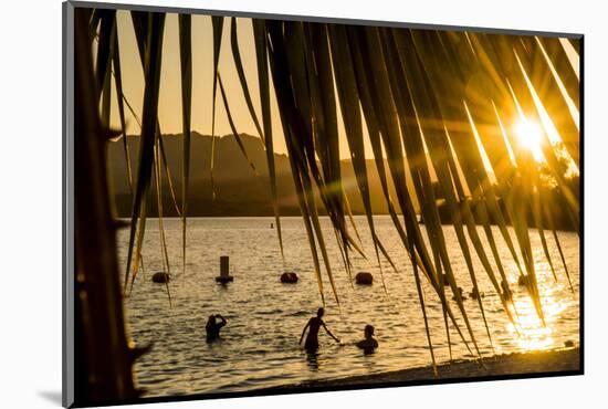 Arizona, Rte 66 Expedition, Cattail Cove State Park on Lake Havasu at Sunset-Alison Jones-Mounted Photographic Print