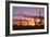 Arizona, Saguaro National Park, Saguaro Cacti are Silhouetted at Sunset in the Tucson Mountains-John Barger-Framed Photographic Print