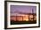 Arizona, Saguaro National Park, Saguaro Cacti are Silhouetted at Sunset in the Tucson Mountains-John Barger-Framed Photographic Print