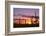 Arizona, Saguaro National Park, Saguaro Cacti are Silhouetted at Sunset in the Tucson Mountains-John Barger-Framed Photographic Print