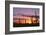 Arizona, Saguaro National Park, Saguaro Cacti are Silhouetted at Sunset in the Tucson Mountains-John Barger-Framed Photographic Print