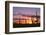 Arizona, Saguaro National Park, Saguaro Cacti are Silhouetted at Sunset in the Tucson Mountains-John Barger-Framed Photographic Print