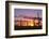 Arizona, Saguaro National Park, Saguaro Cacti are Silhouetted at Sunset in the Tucson Mountains-John Barger-Framed Photographic Print