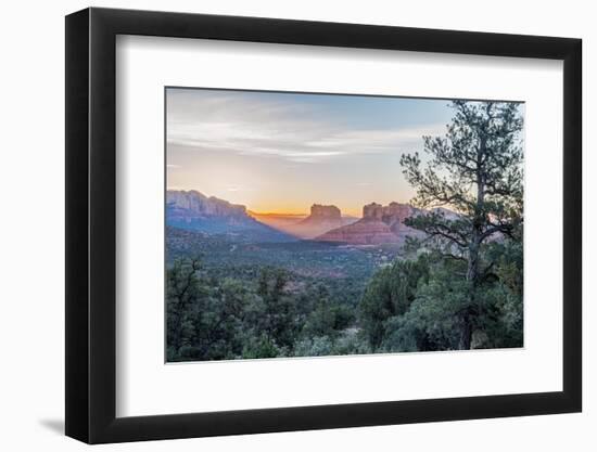 Arizona, Sedona. Cathedral Rock at sunrise-Rob Tilley-Framed Photographic Print