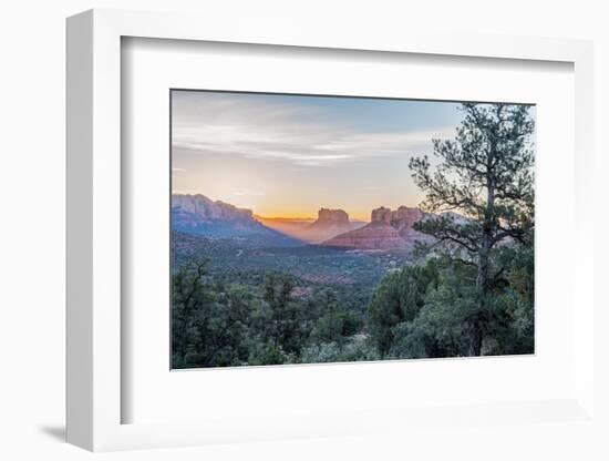 Arizona, Sedona. Cathedral Rock at sunrise-Rob Tilley-Framed Photographic Print