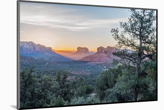 Arizona, Sedona. Cathedral Rock at sunrise-Rob Tilley-Mounted Photographic Print