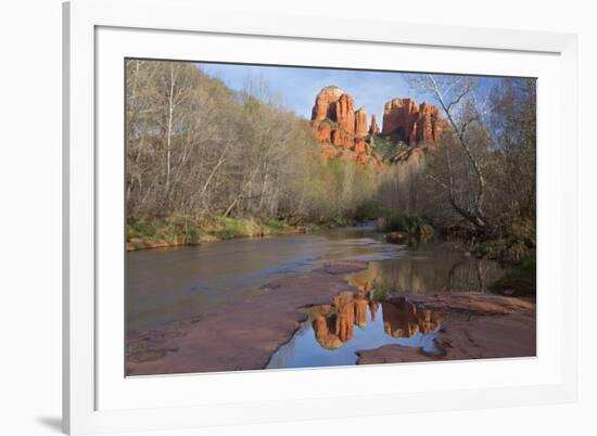 Arizona, Sedona, Crescent Moon Recreation Area, Red Rock Crossing, Cathedral Rock-Jamie & Judy Wild-Framed Premium Photographic Print