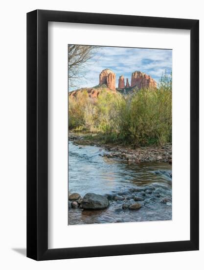 Arizona, Sedona. Oak Creek and Cathedral Rock-Rob Tilley-Framed Photographic Print