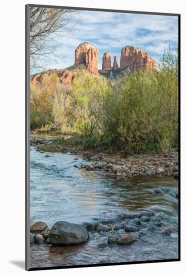 Arizona, Sedona. Oak Creek and Cathedral Rock-Rob Tilley-Mounted Photographic Print