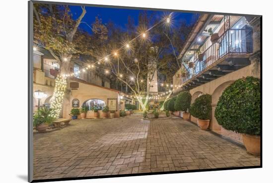 Arizona, Sedona. Tlaquepaque at dawn, high end shopping center.-Rob Tilley-Mounted Photographic Print