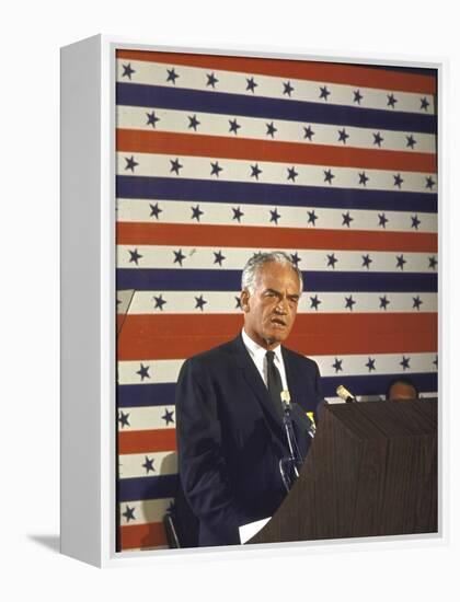 Arizona Senator Barry Goldwater Speaking During Campaign Bid For Republican Presidential Nomination-Art Rickerby-Framed Premier Image Canvas